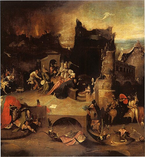 La tentation de saint Antoine, 1550, 