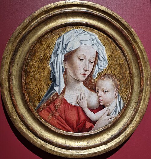 La Vierge allaitant l'enfant Jésus, , 