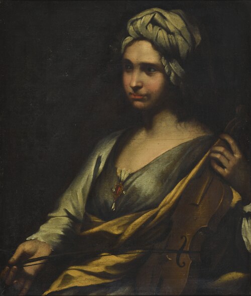 Mädchen mit Gambe (Heilige Cäcilie), 1601, 