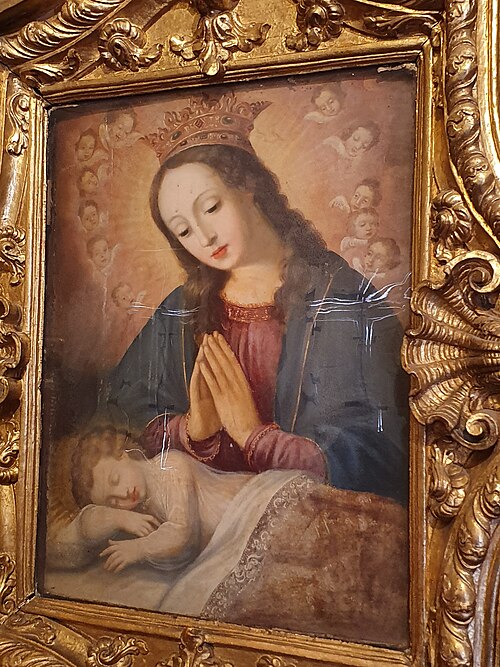 A Virgem Maria com o Menino Jesus a Dormir, , 