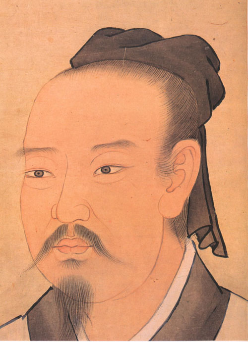 歷代聖賢名人像-晋太保建昌公谢安, , 