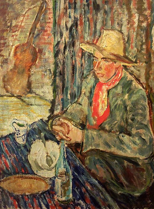 Mężczyzna w czerwonej chustce, 1935, 