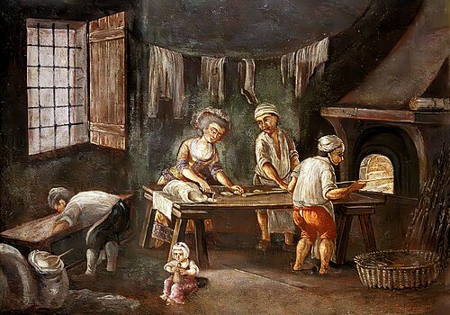 L'artisanat vénitien - Le boulanger, 1760, 