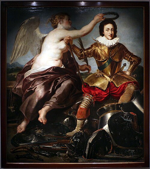 Louis XIII en armes couronné par la Victoire, 1620, 