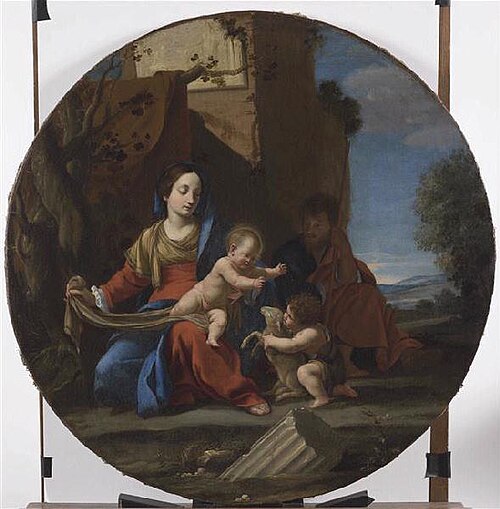 La Sainte Famille et saint Jean, , 