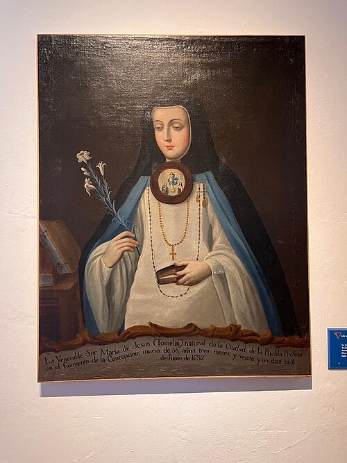 Venerable madre María de Jesús Tomelín, 1700, 