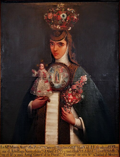 Sor María Antonia de la Purísima Concepción, 1800, 