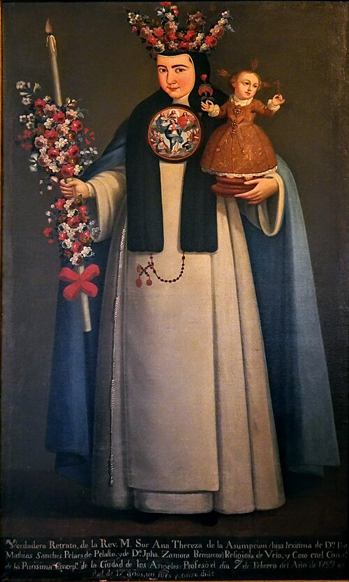 Sor Ana Teresa de la Asunción, 1800, 