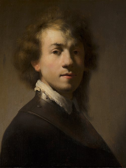 Portrait de Rembrandt au hausse-col, 1629, 