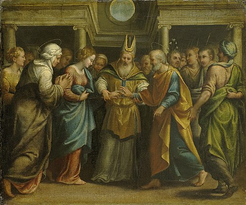 Marriage of Mary and Joseph, 1537, 