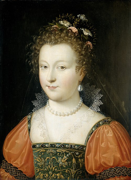 Portrait of a Woman (previously identified as Queen Elizabeth I), 1550, 