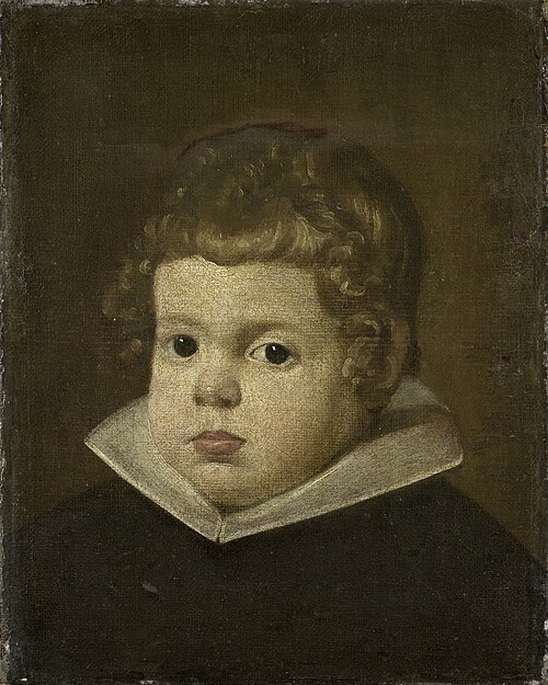 Portrait of a Boy about three years old, possibly Prince Balthasar Carlos, Son of the Spanish King P, 1650, 