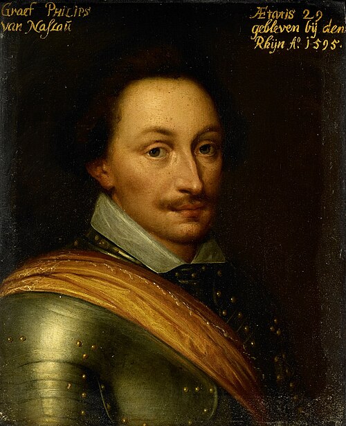 Portrait of Philips (1566-95, Count of Nassau, 1621, 