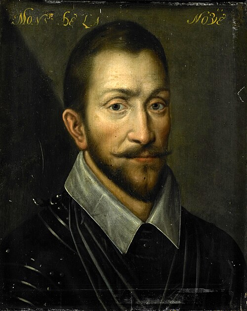Portrait of François de la Noue (1531-91), Lord of Teligny, called 'Bras de Fer' and 'le Bayard Hugu, 1621, 