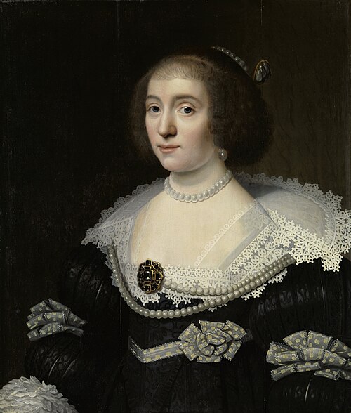 Portrait d'Amélie de Solms, 1636, 