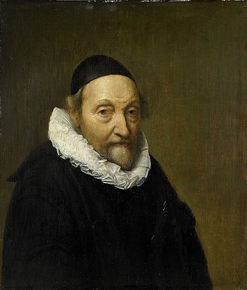 Portrait of Johannes Wtenbogaert (1557-1644), 1635, 