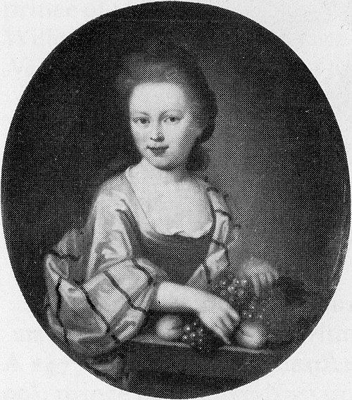 Jacoba Magtelda Rijswijk. Daughter of the Amsterdam merchant Theodoor Rijswijk (1668-1729) and Elisa, 1710, 
