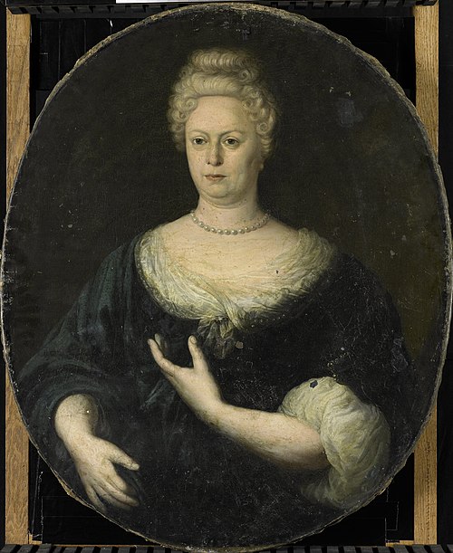 Portrait of Elisabeth van Oosten, Wife of Abraham van Riebeeck, 1700, 
