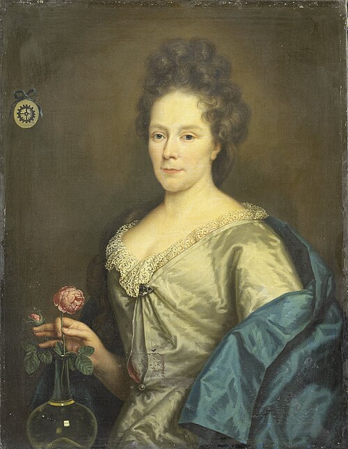 Portrait of Anna Maria van Hogendorp, second Wife of François Leydecker, 1690, 