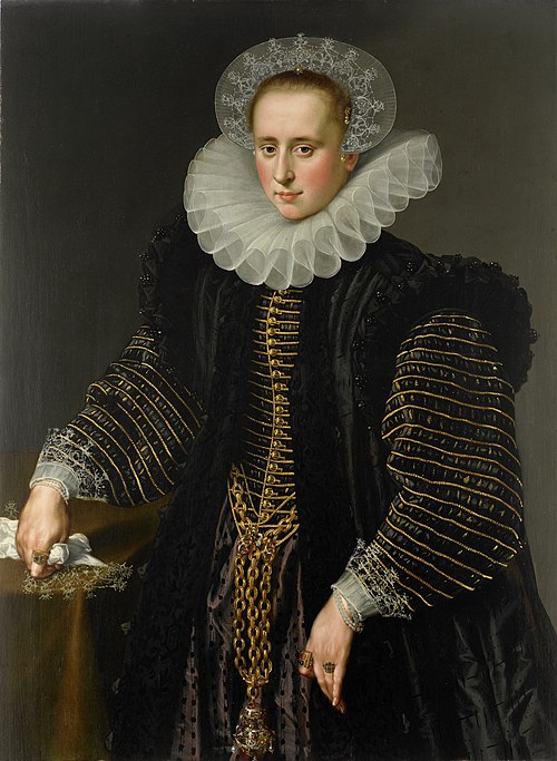 Portrait of a woman, probably Maria Schuurman (1575-1621), 1599, 