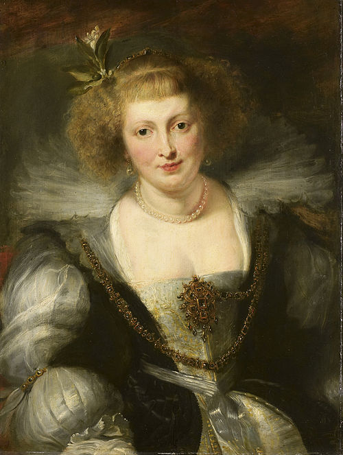 Helena Fourment (1614-73). The artist's second wife, 1635, 