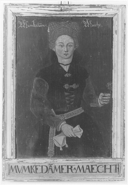 Young woman from Monnikendam, 1550, 