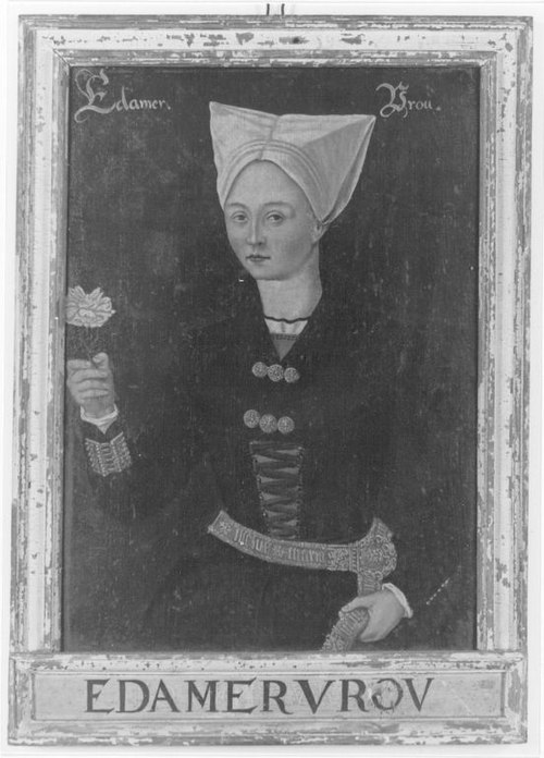 Woman from Edam, 1550, 