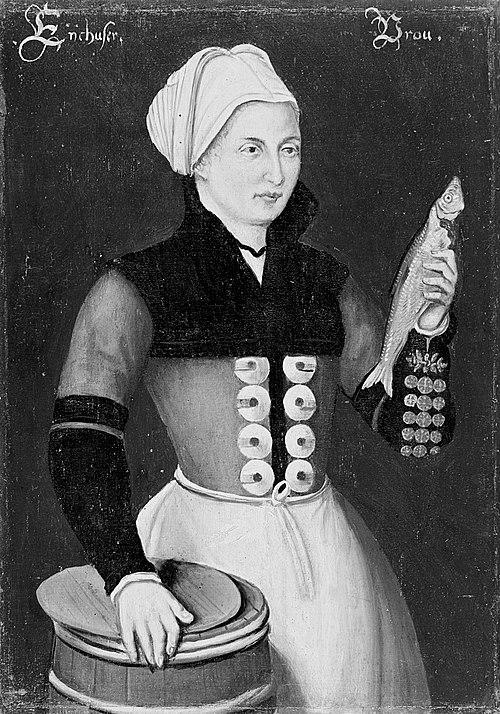 Vrouw uit Enkhuizen, 1550, 