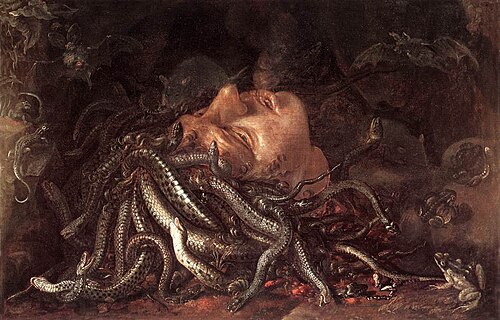 Tête de Méduse, 1600, 
