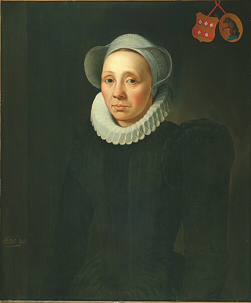 Portrait of Erminia Cornelisdr van Beresteyn, 1582, 