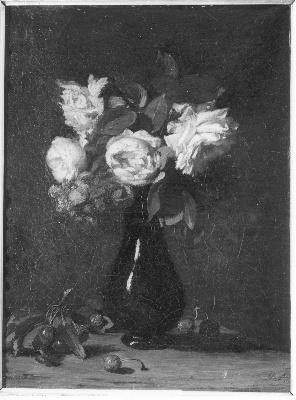 Vase with Flowers (roses), 1872, 