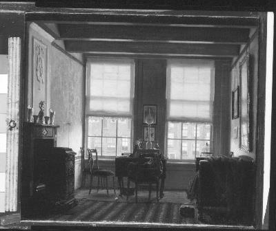 Interior of a canal house, 1860, 