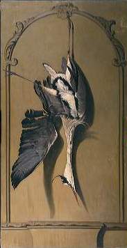 Still life - heron, 1849, 