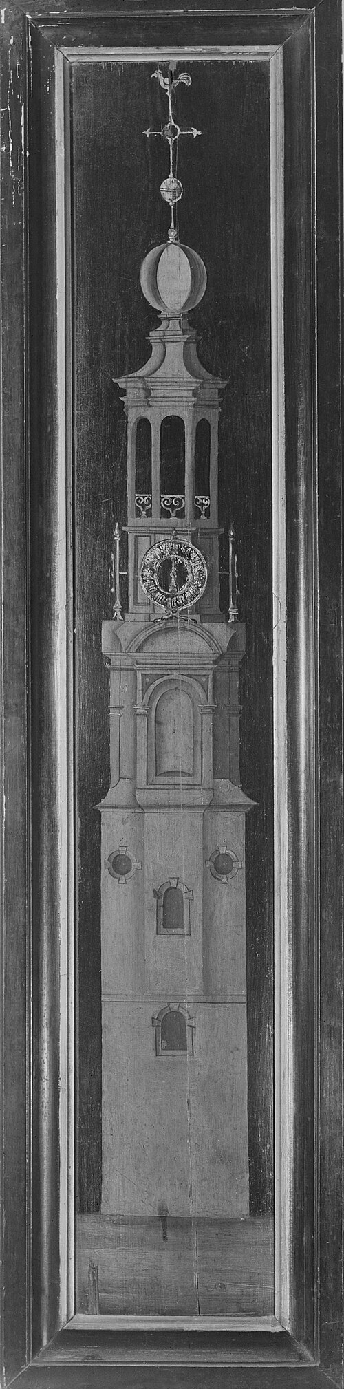 Reguliers tower with clock tower of Hendrick de Keyser, 1619, 