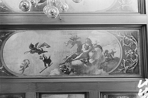 Ceiling painting from Herengracht 190, 1689, 