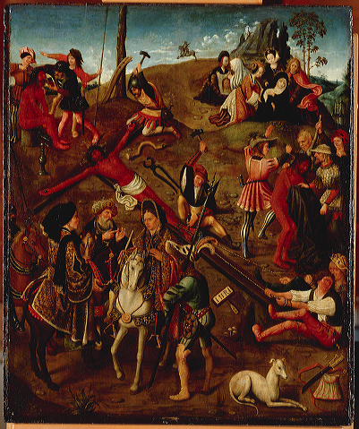 De kruisiging van Christus, 1524, 