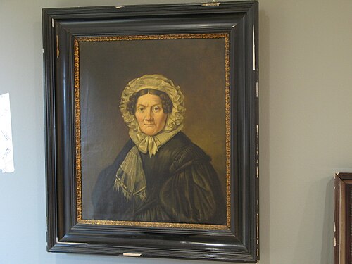 Portrait of unknown lady, 1849, 