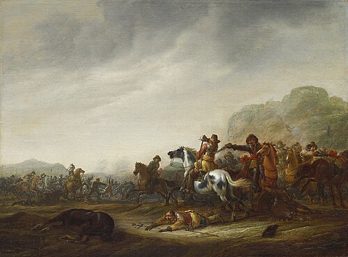 Combat de cavalerie, 1600, 