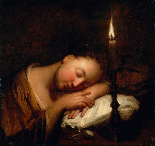 Jeune Fille endormie, 1712, 