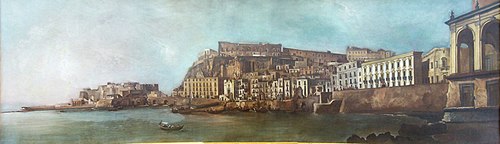 Vue de Santa Lucia à Naples, , 