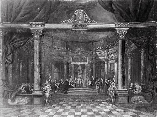 Emperor Maximilian grants the city of Amsterdam the right to wear the emperor's crown in coat of arm, 1624, 