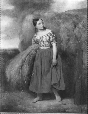 Peasant Woman Binding Sheaves, 1869, 