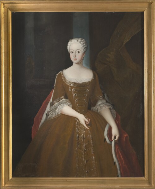 Portrait of Princess Friederike Luise of Prussia, 1750, 