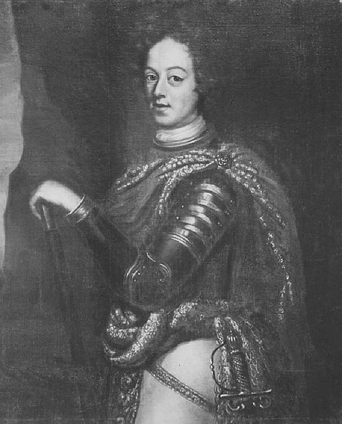 Portrait of Gustav Samuel Leopold, 1670-1731, 1700, 