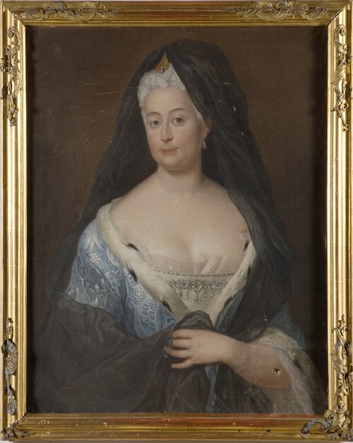 Portrait of Princess Johanna Charlotte of Anhalt-Dessau, 1724, 
