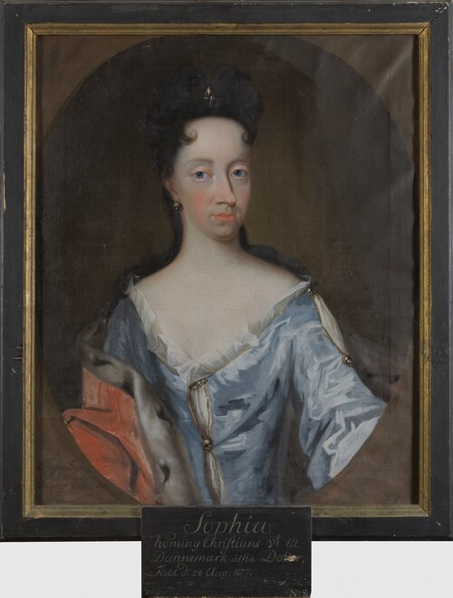 Portrait of Sofia Hedvig, 1677-1735, , 