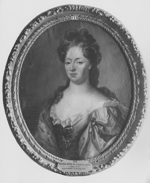 Portrait of Maria Amalia, 1653-1711, 1715, 