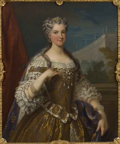 Portrait of Maria Charlotta Leszczynska, 1703-1768, 1750, 