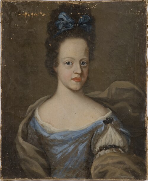 Okänd kvinna, sannolikt Maria Elisabet, 1678-1755, prinsessa av Holstein-Gottorp, , 