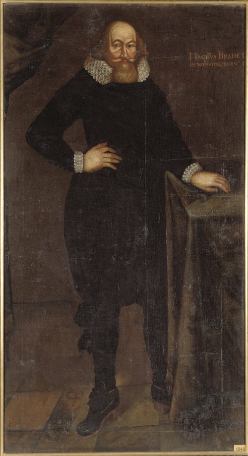 Magnus Brahe (1564-1633), count, lord chancellor, married to 1. Brita Stensdotter Lewenhaupt, 2. Ele, , 